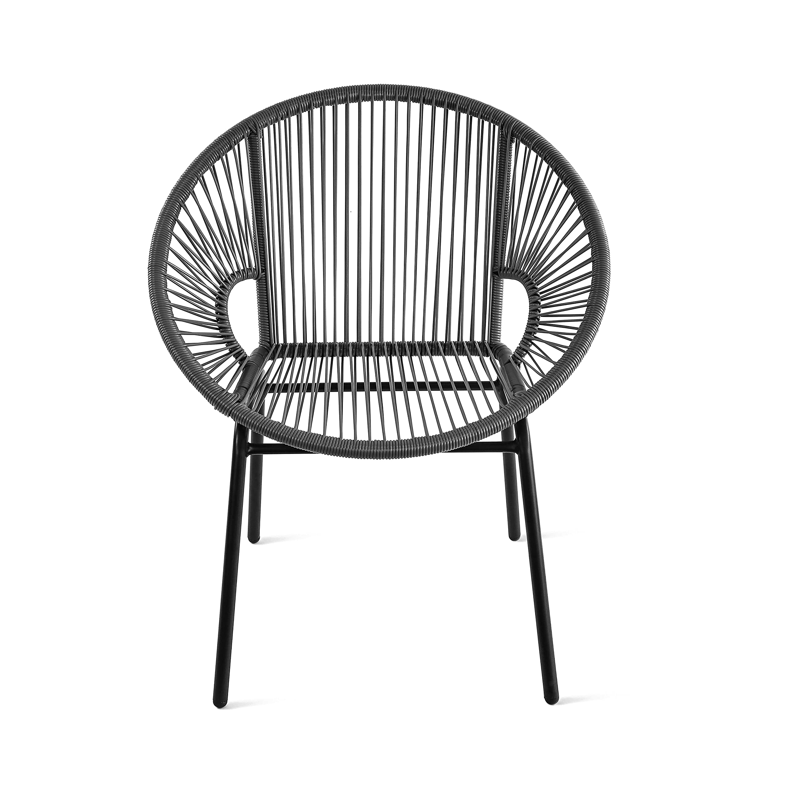 Foto 3 pulgar | Silla De Club Al Aire Libre Amazon Basics Para Todo Tipo De Clima, Mimbre Sintético, Paquete De 2 - Venta Internacional