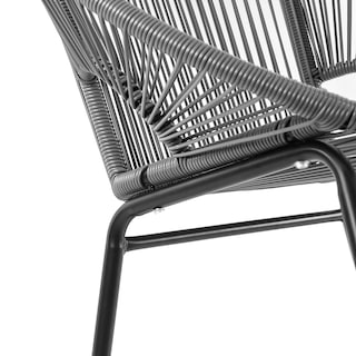 Foto 4 | Silla De Club Al Aire Libre Amazon Basics Para Todo Tipo De Clima, Mimbre Sintético, Paquete De 2 - Venta Internacional