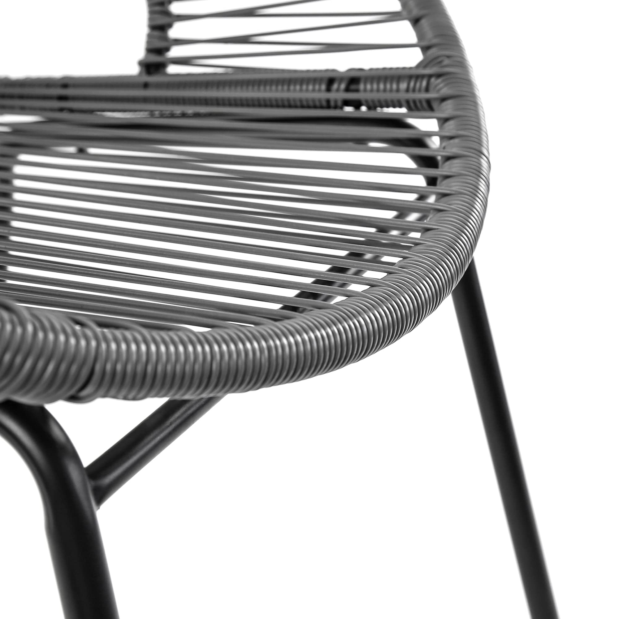 Foto 6 pulgar | Silla De Club Al Aire Libre Amazon Basics Para Todo Tipo De Clima, Mimbre Sintético, Paquete De 2 - Venta Internacional