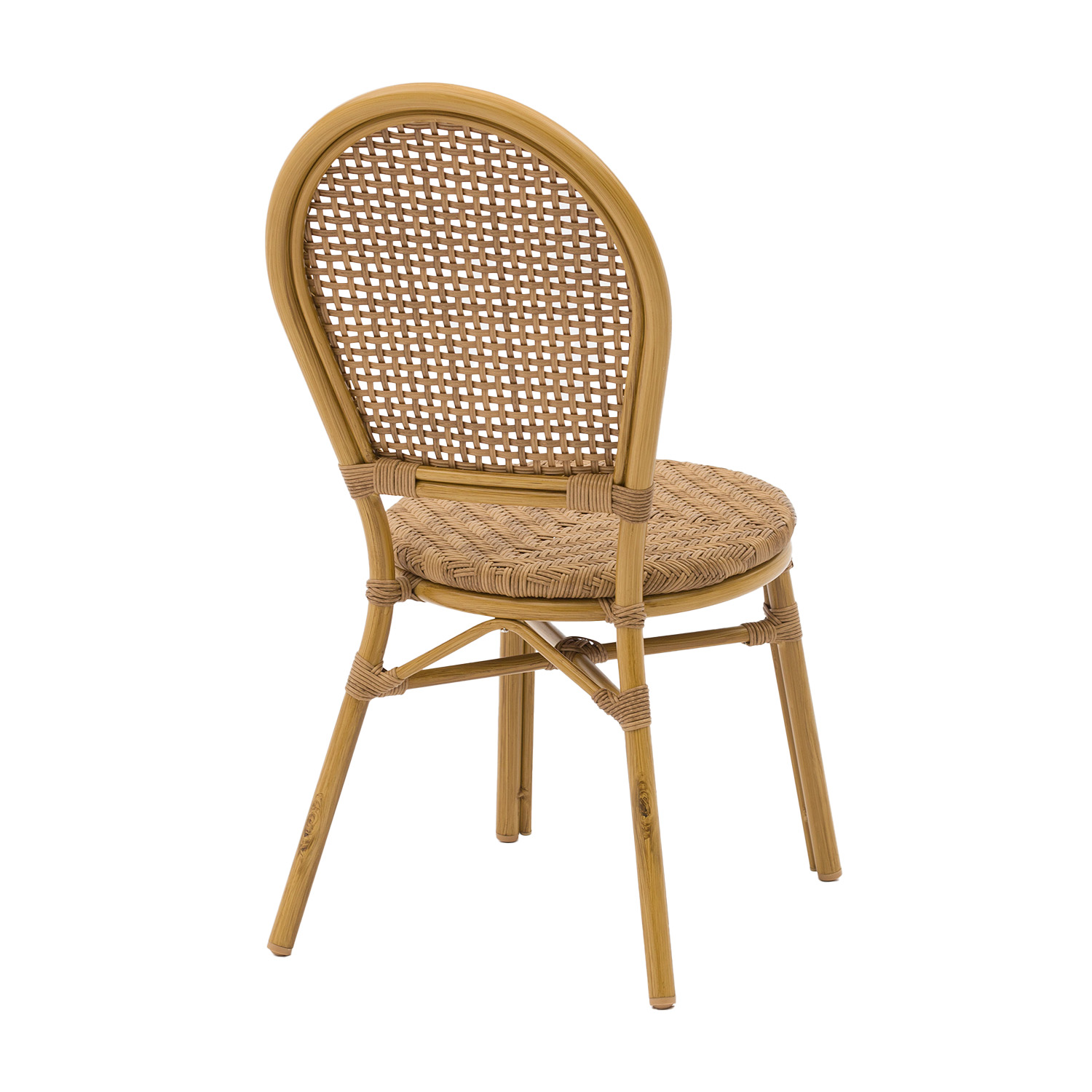 Foto 7 | Set 2 Sillas De Exterior Top Living Kina Café Estilo Vintage De Ratán Sintético Ideal Para Terraza Y Jardin
