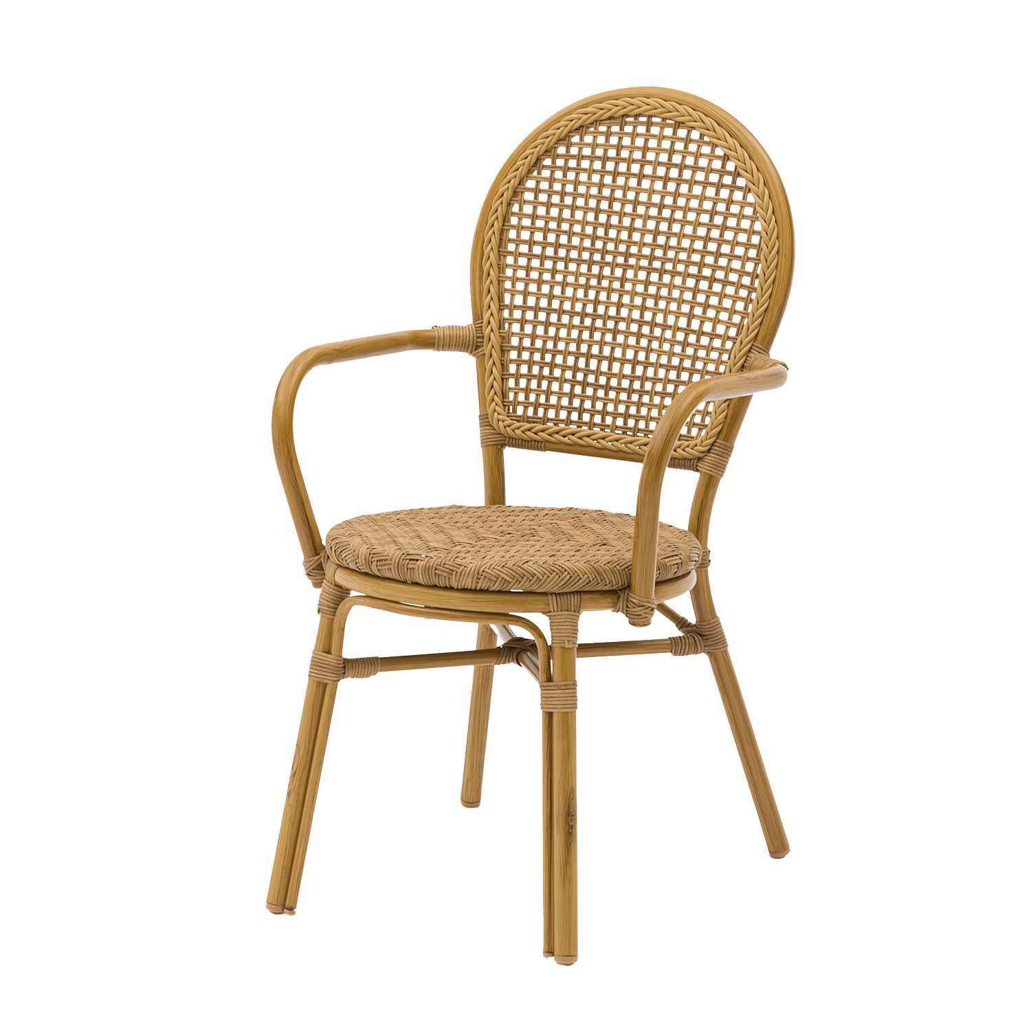 Foto 8 pulgar | Set 2 Sillas De Exterior Top Living Balu Café Estilo Vintage De Ratán Sintético Ideal Para Terraza Y Jardin