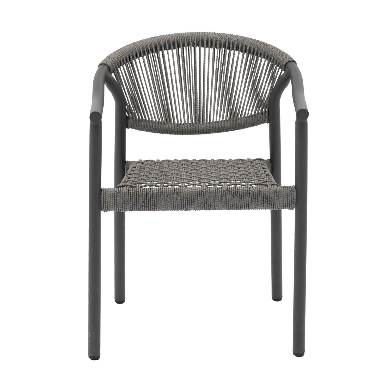 Foto 2 | Set 2 Sillas De Exterior Top Living Ideal Para Terraza Y Jardin De Ratán Sintético Gris Oscuro