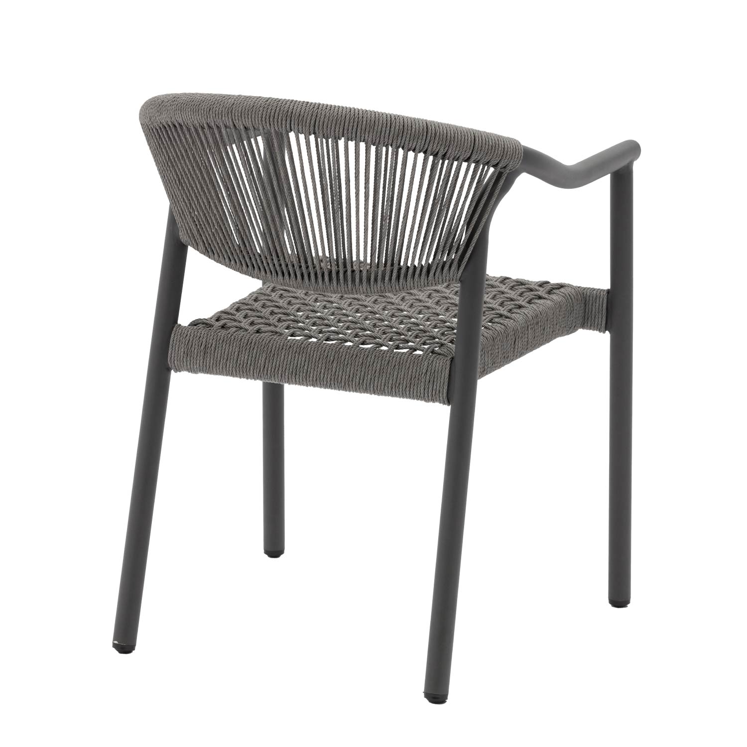 Foto 8 pulgar | Set 2 Sillas De Exterior Top Living Ideal Para Terraza Y Jardin De Ratán Sintético Gris Oscuro