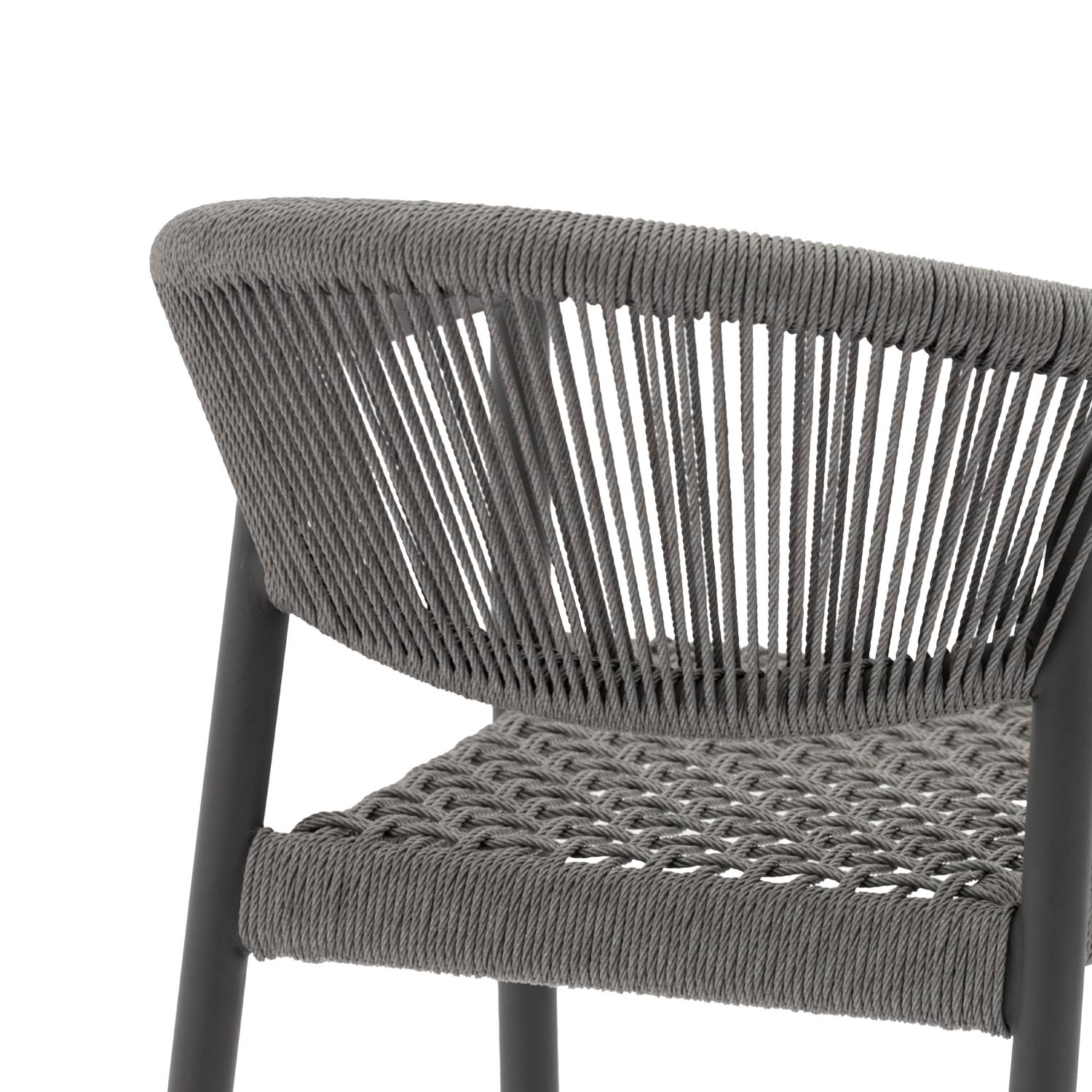 Foto 9 pulgar | Set 2 Sillas De Exterior Top Living Ideal Para Terraza Y Jardin De Ratán Sintético Gris Oscuro