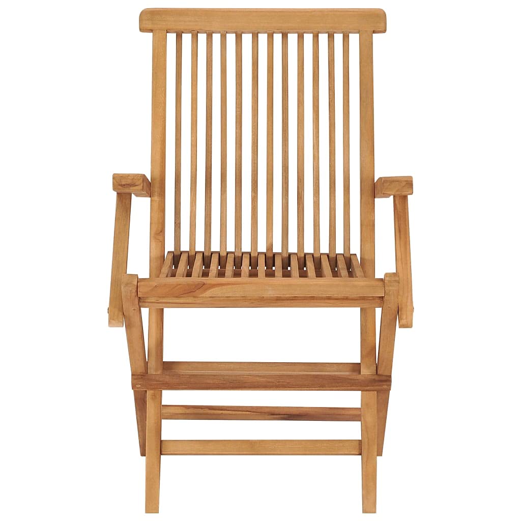 Foto 7 pulgar | Juego De Sillas De Patio Vidaxl De Madera De Teca De 2 Piezas Con Cojines De Color Antracita - Venta Internacional.