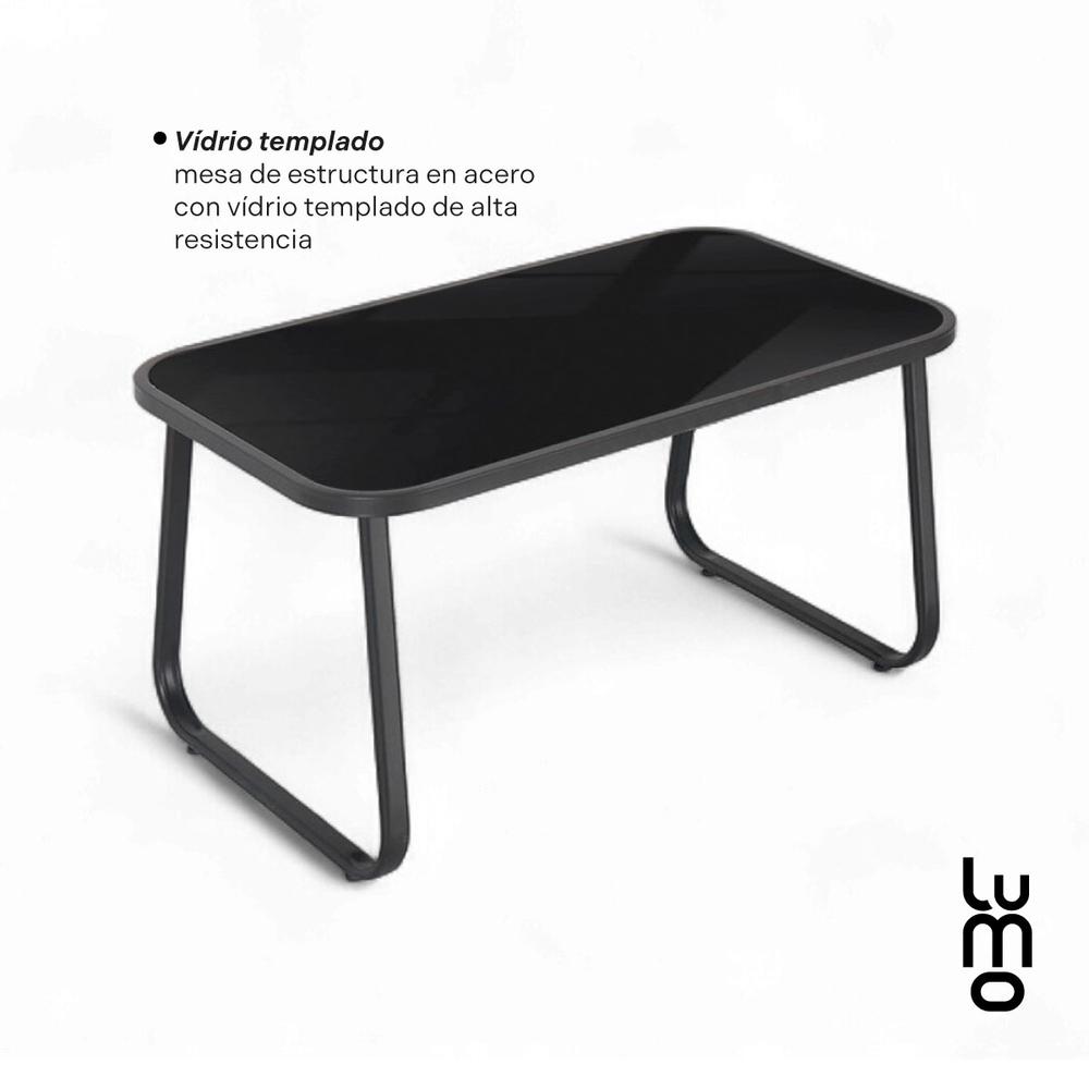 Foto 8 | Sala para Jardín Lumo Gris 3 Piezas