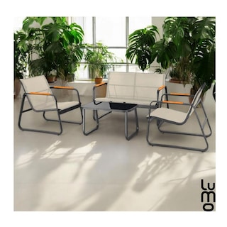 Foto 3 | Sala para Jardín Lumo Beige 3 Piezas