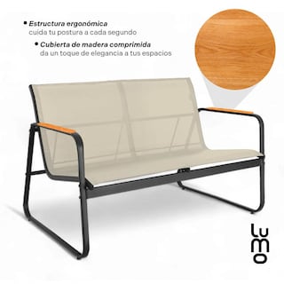 Foto 6 | Sala para Jardín Lumo Beige 3 Piezas