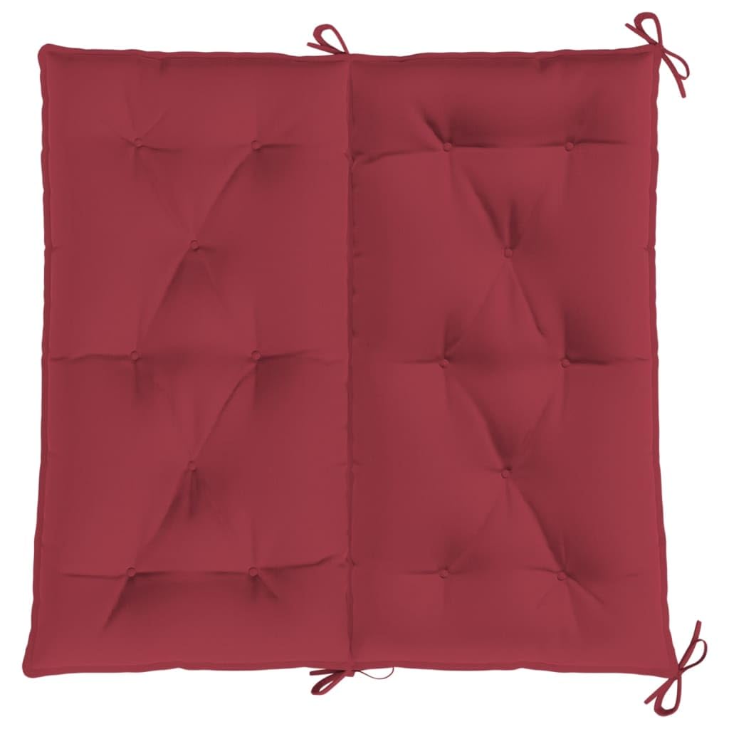 Foto 7 pulgar | Cojines Para Banco De Jardín Vidaxl Elegant, Color Rojo Vino, 2 Unidades - Venta Internacional.
