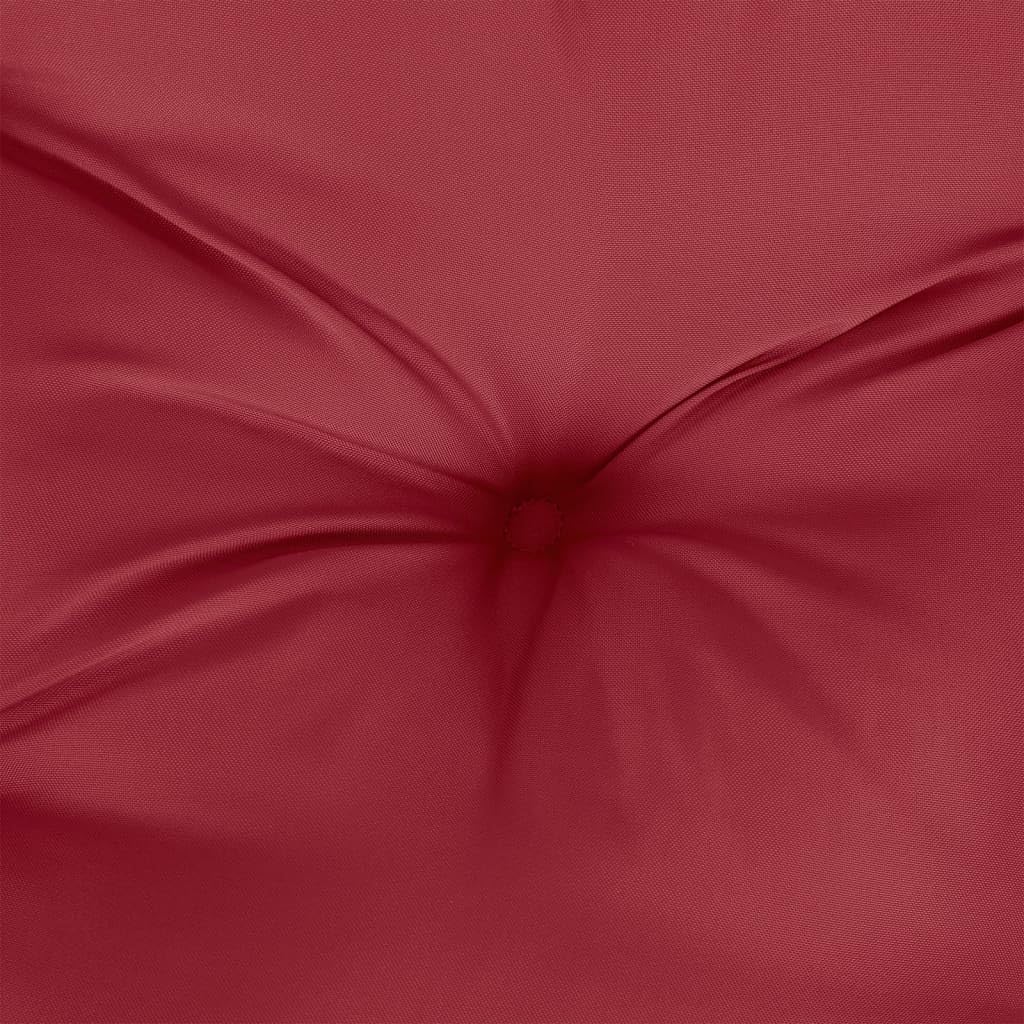 Foto 7 | Cojines Para Banco De Jardín Vidaxl Elegant, Color Rojo Vino, 2 Unidades - Venta Internacional.