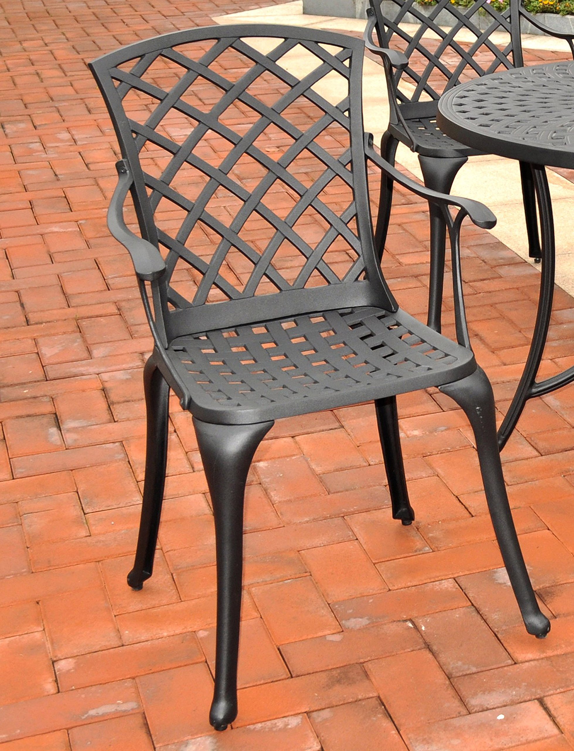 Foto 3 pulgar | Juego De Sillas De Exterior Crosley Furniture Sedona Con Respaldo Alto Negro - Venta Internacional.