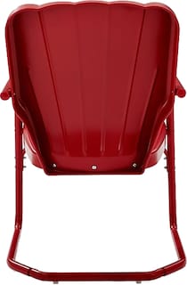 Foto 3 | Juego De Sillas De Exterior Crosley Furniture Ridgeland Red Steel - Venta Internacional.