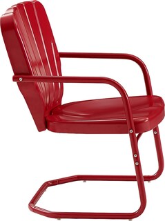 Foto 4 | Juego De Sillas De Exterior Crosley Furniture Ridgeland Red Steel - Venta Internacional.