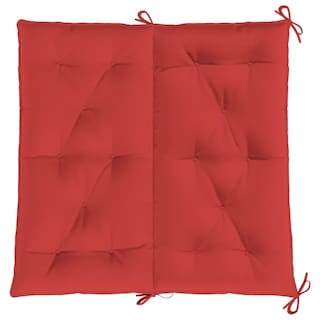 Foto 6 | Juego De Cojines Para Banco De Jardín Vidaxl, 2 Unidades, 100 X 50 X 7 Cm, Color Rojo Oxford - Venta Internacional.