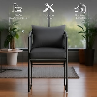 Foto 3 | Ilios Innova | Set De 2 Sillas De Exterior Con Cojines Lavables Diseño Moderno Y Cómodo Para Jardín O Terraza.