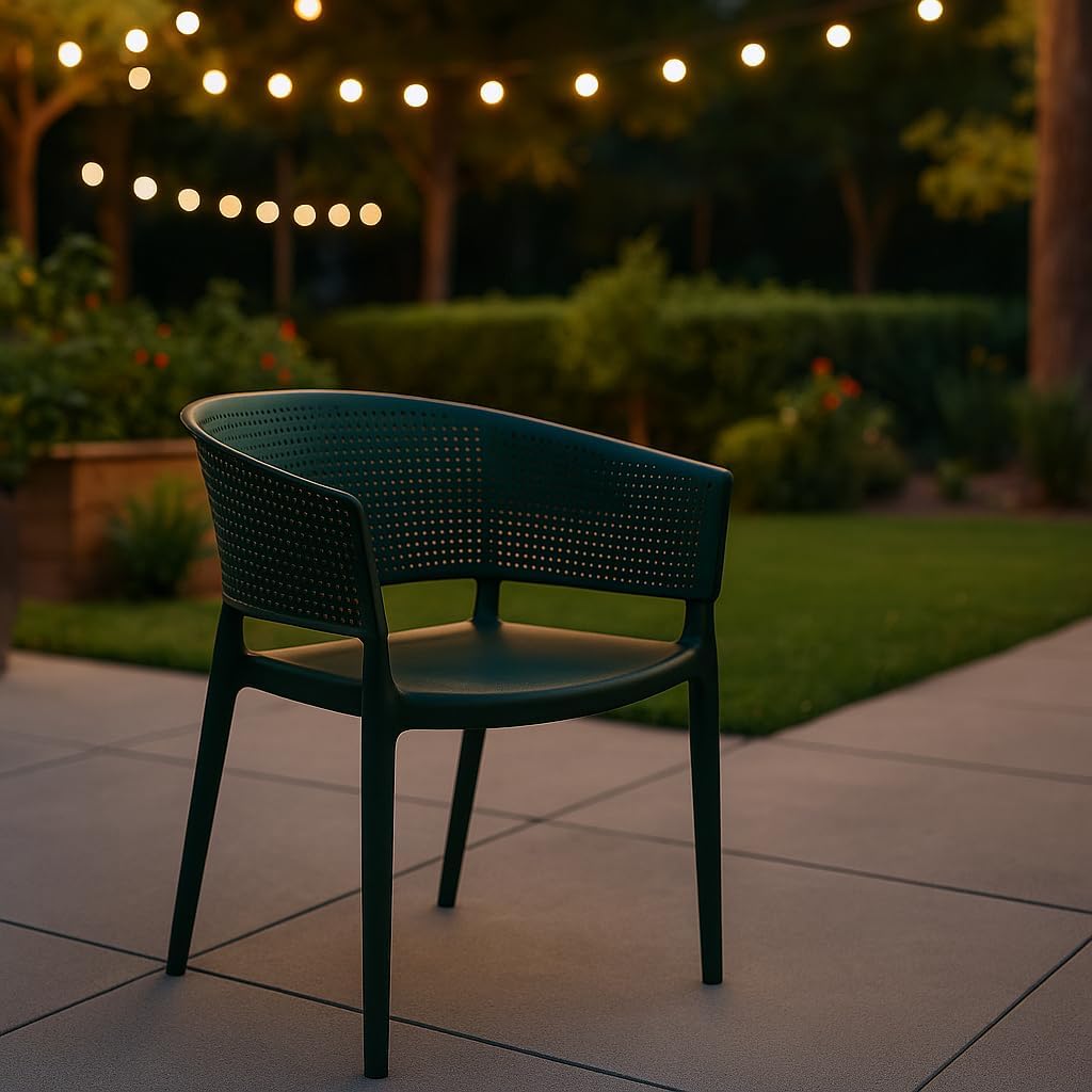 Foto 2 | Set De 4 Sillas Para Comedor Jardin Terraza