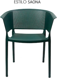 Foto 4 | Set De 4 Sillas Para Comedor Jardin Terraza