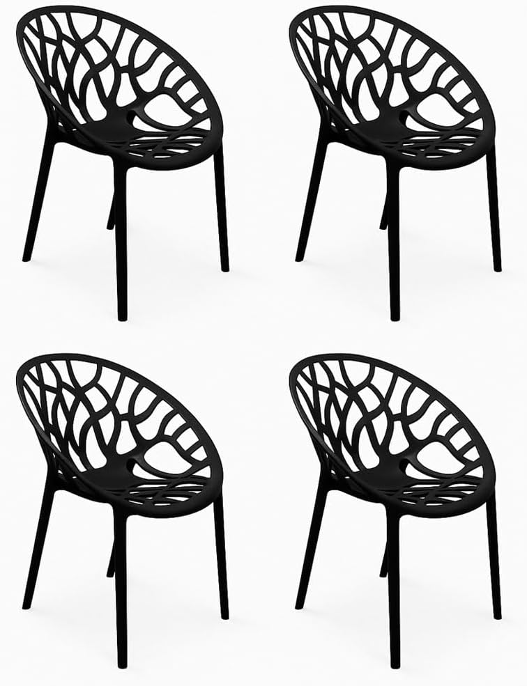 Foto 1 | 4 Sillas Para Comedor Jardin Terraza
