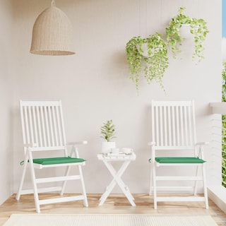 Foto 2 | Juego De 2 Cojines Para Sillas De Jardín Vidaxl Tela Oxford Verde - Venta Internacional.