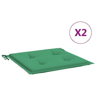 Foto 3 | Juego De 2 Cojines Para Sillas De Jardín Vidaxl Tela Oxford Verde - Venta Internacional.