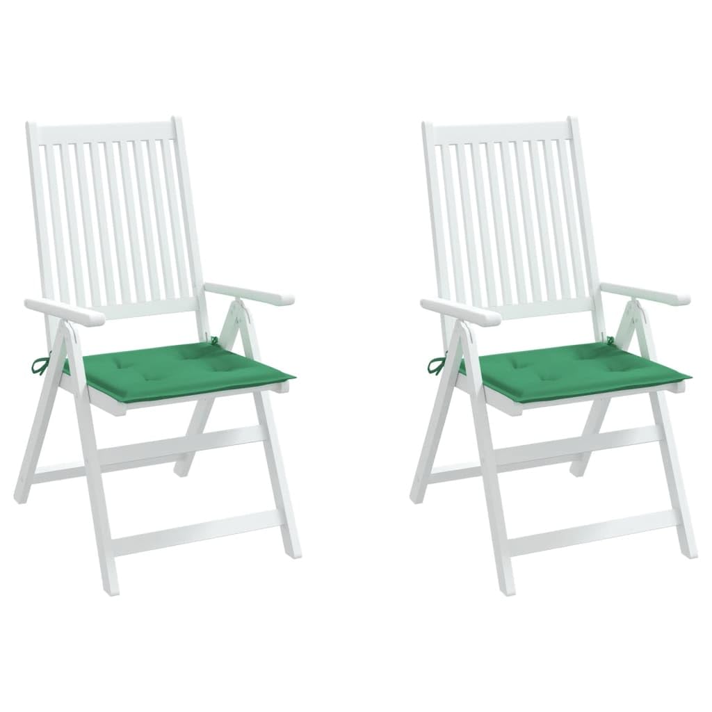Foto 7 pulgar | Juego De 2 Cojines Para Sillas De Jardín Vidaxl  Tela Oxford Verde - Venta Internacional.