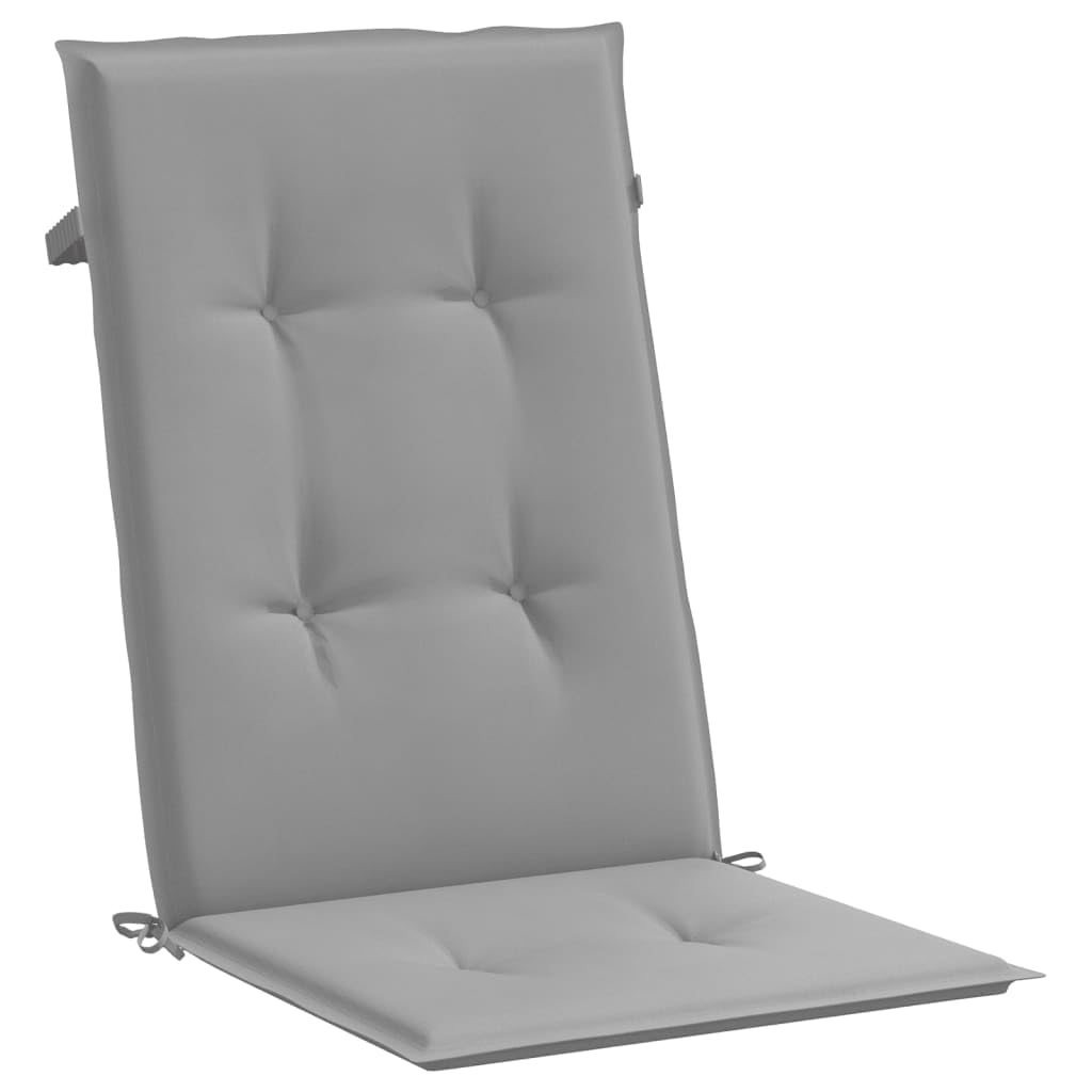 Foto 6 pulgar | Juego De 4 Cojines Para Sillas De Jardín Vidaxl Highback  Color Gris  120 X 50 X 3 Cm - Venta Internacional.