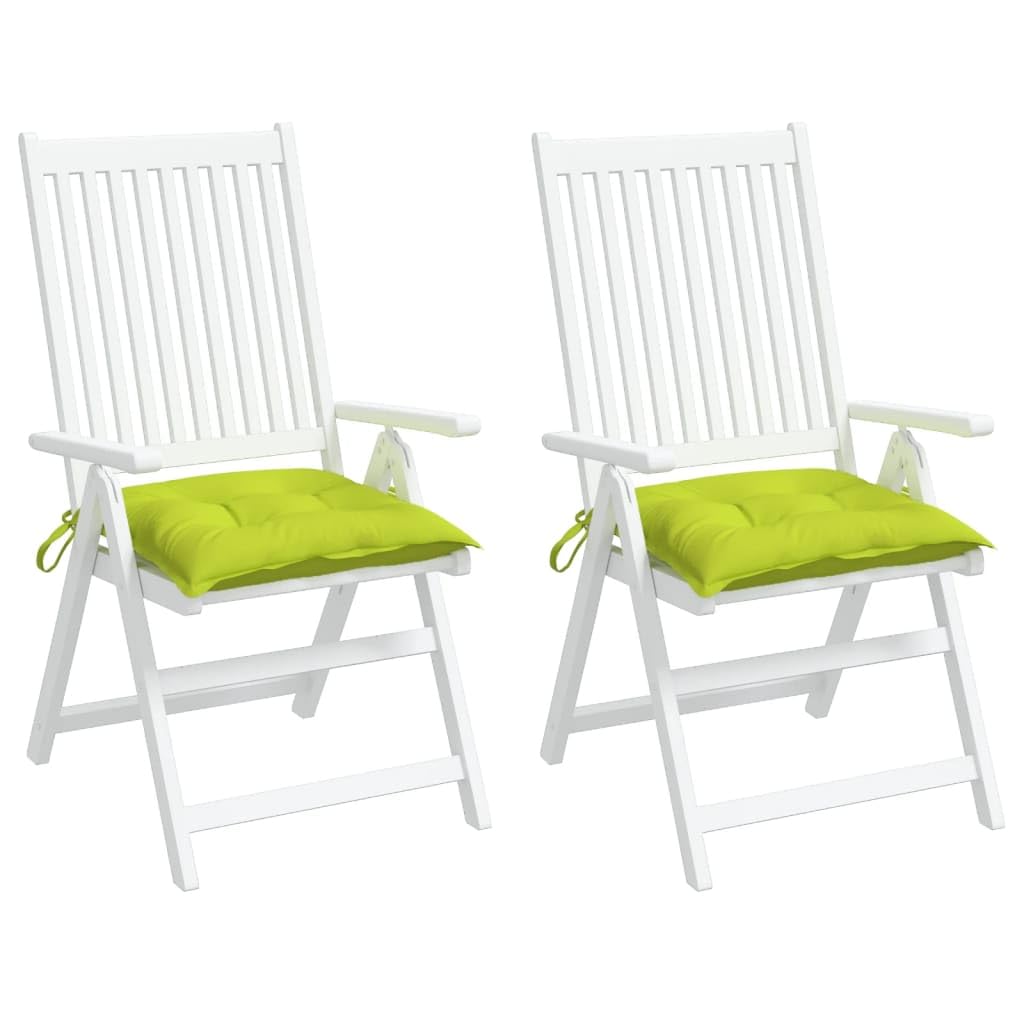 Foto 1 | Cojines Para Silla Vidaxl De Tela Oxford Verde Brillante  Paquete De 2 - Venta Internacional.