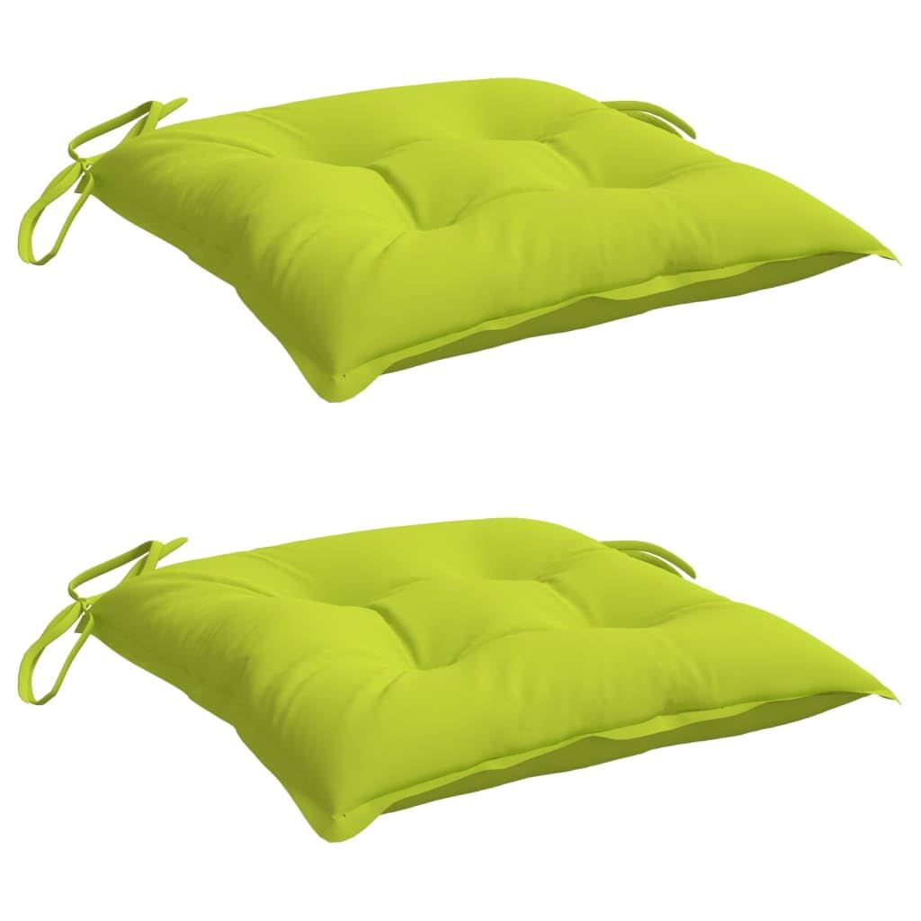 Foto 5 pulgar | Cojines Para Silla Vidaxl De Tela Oxford Verde Brillante  Paquete De 2 - Venta Internacional.