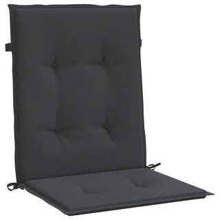 Foto 1 | Cojines Para Silla Vidaxl Tela Oxford Negra 6 Unidades Resistentes Al Agua - Venta Internacional.