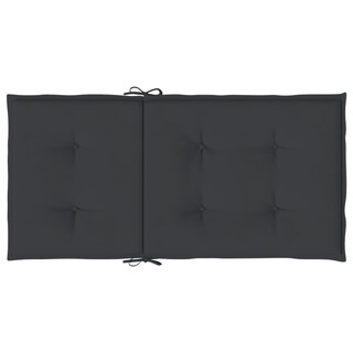 Foto 3 | Cojines Para Silla Vidaxl Tela Oxford Negra 6 Unidades Resistentes Al Agua - Venta Internacional.