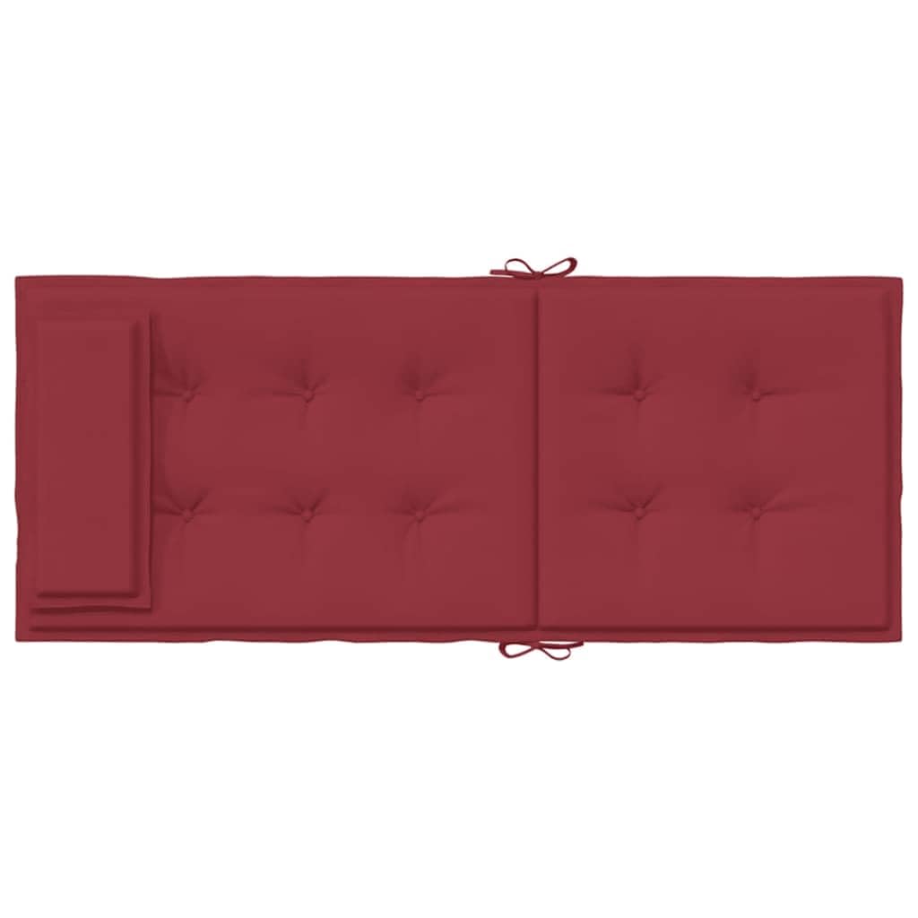 Foto 8 pulgar | Juego De 6 Cojines Para Silla Vidaxl Highback  Tela Oxford  Color Rojo Vino - Venta Internacional.