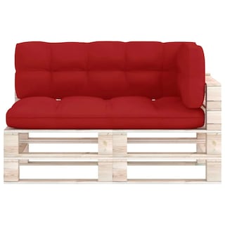 Foto 3 | Juego De Cojines Vidaxl Pallet 3 Unidades Rojo Para Sofá De Jardín - Venta Internacional.