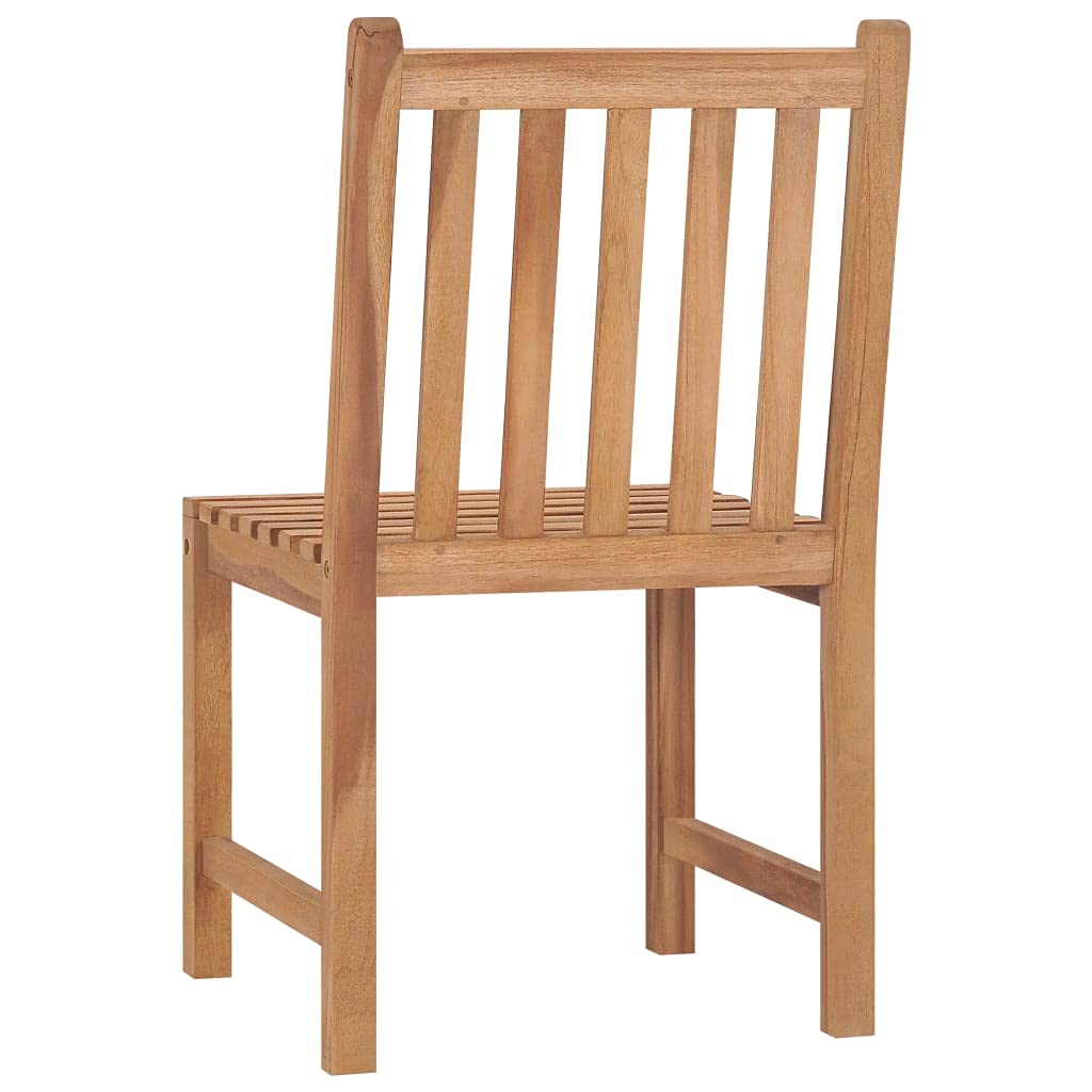 Foto 7 pulgar | Juego De Sillas De Patio Vidaxl  4 Sillas Con Cojines De Madera De Teca  Color Marrón - Venta Internacional.