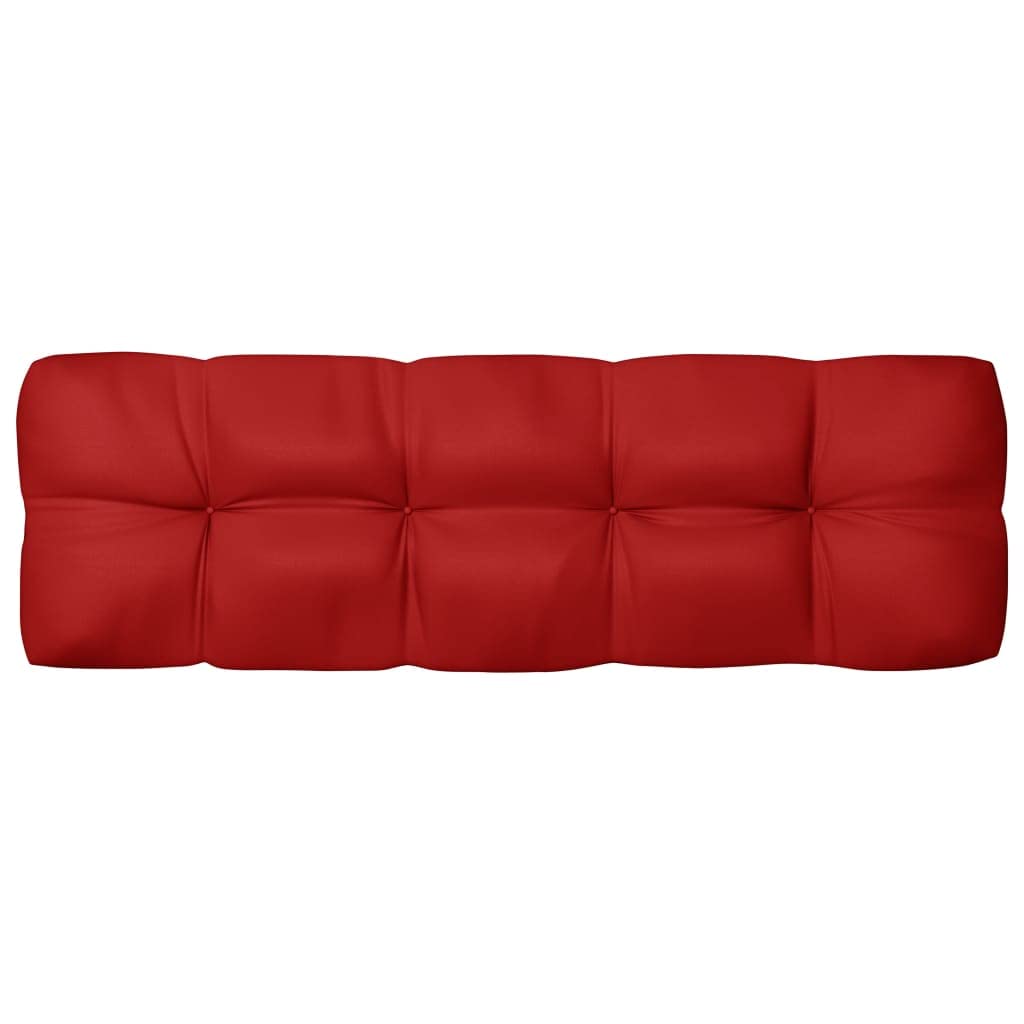 Foto 4 pulgar | Juego De Cojines Vidaxl Outdoor Palet  5 Piezas  Tela Roja De Poliéster - Venta Internacional.