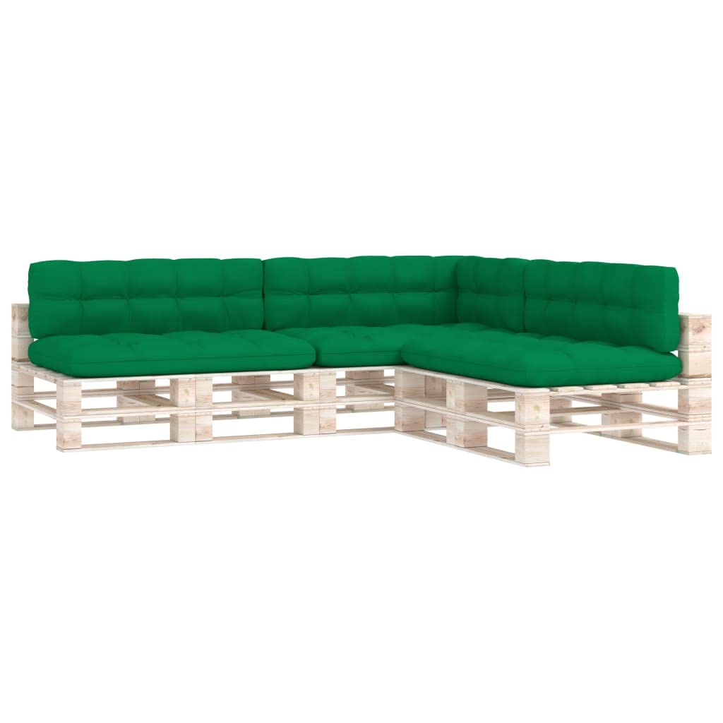 Foto 2 pulgar | Juego De Cojines Para Sofá Vidaxl Pallet  7 Unidades  Color Verde  Para Sofá De Jardín - Venta Internacional.