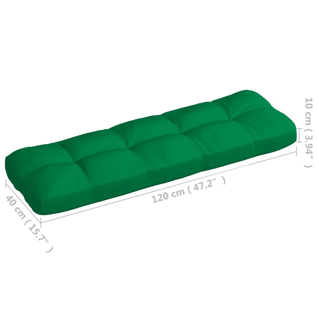Foto 8 pulgar | Juego De Cojines Para Sofá Vidaxl Pallet  7 Unidades  Color Verde  Para Sofá De Jardín - Venta Internacional.