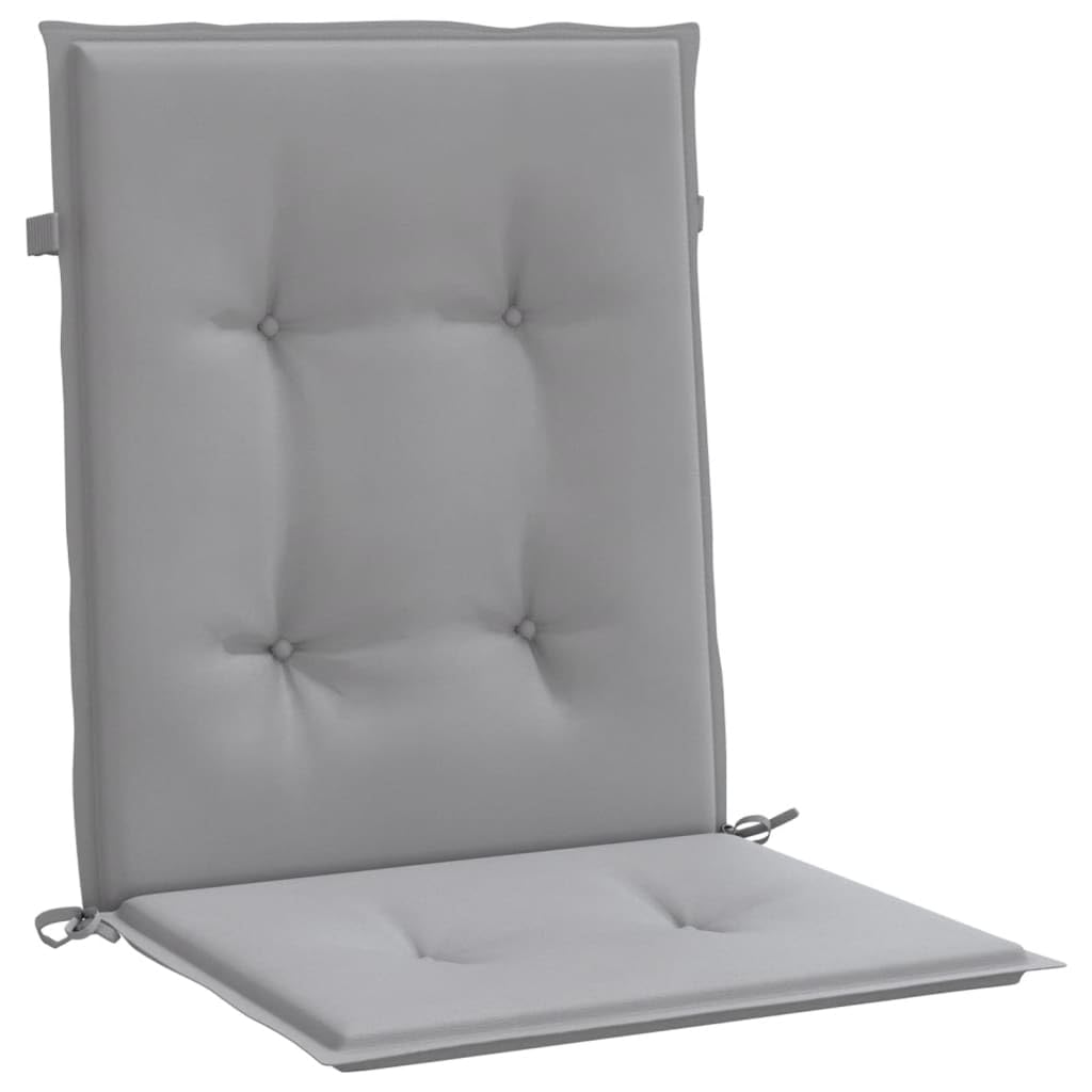 Foto 1 | Juego De 6 Cojines Para Sillas De Jardín Vidaxl  Tela Oxford  Color Gris - Venta Internacional.