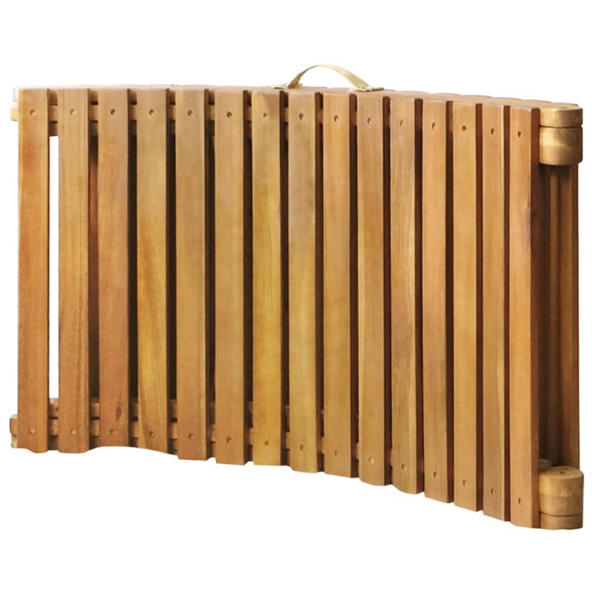 Foto 2 | Tumbonas De Patio Vidaxl De Madera De Acacia Con Cojines  Juego De 2 Piezas  Rojas - Venta Internacional.