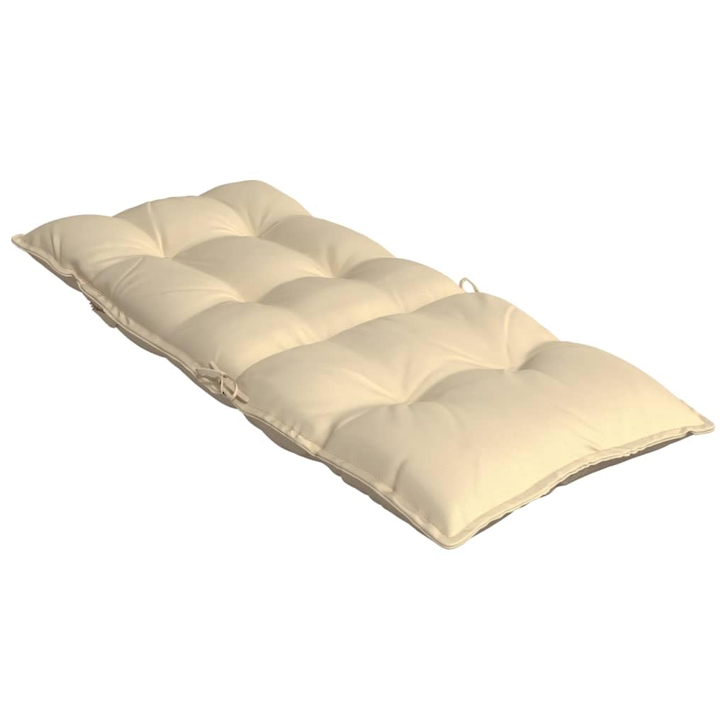 Foto 7 pulgar | Cojines Para Silla Vidaxl Highback Beige Oxford Para Exterior/interior - Venta Internacional.