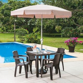 Foto 3 | Comedor de Plástico Rimax Diseño Ratán