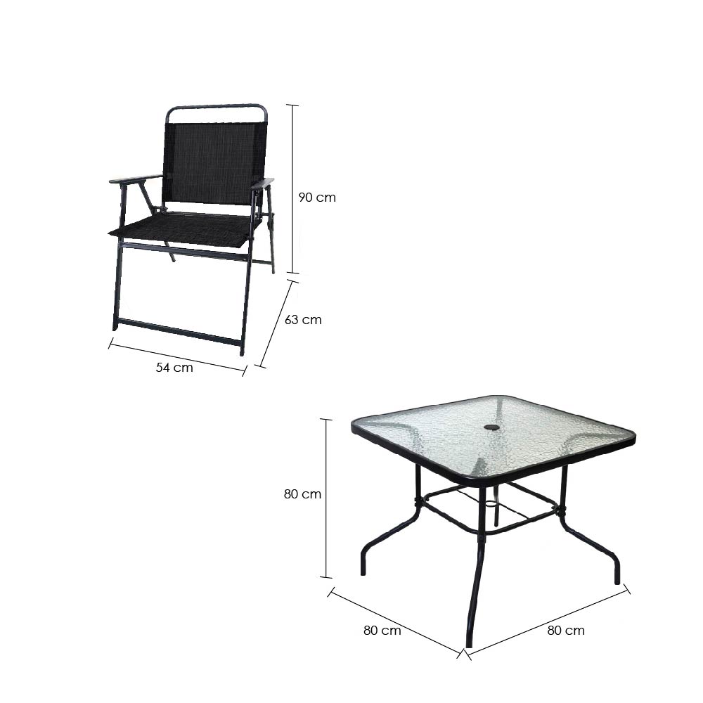 Foto 3 pulgar | Comedor para Jardín Iliosinnova con 4 Sillas