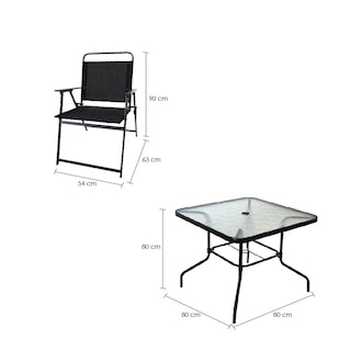 Foto 2 | Comedor De Jardín Moderno Ilios Innova Con Estructura De Acero Y Tejido Textileno