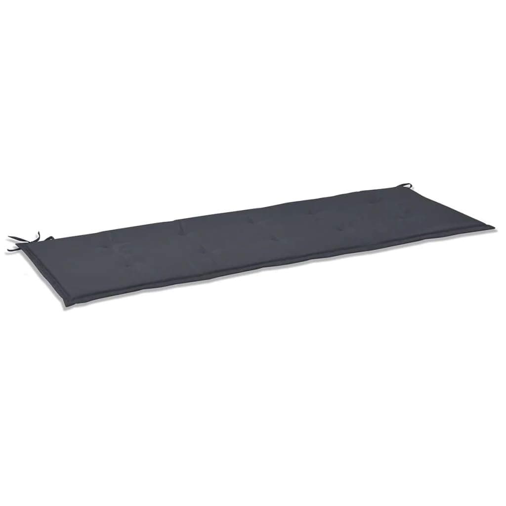 Cojín Para Banco De Jardín Vidaxl, Tela Oxford Antracita, 150 X 50 Unidades - Venta Internacional. $951