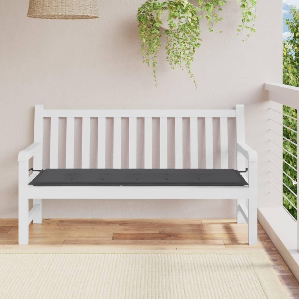 Foto 3 pulgar | Cojín Para Banco De Jardín Vidaxl, Tela Oxford Antracita, 150 X 50 Unidades - Venta Internacional.