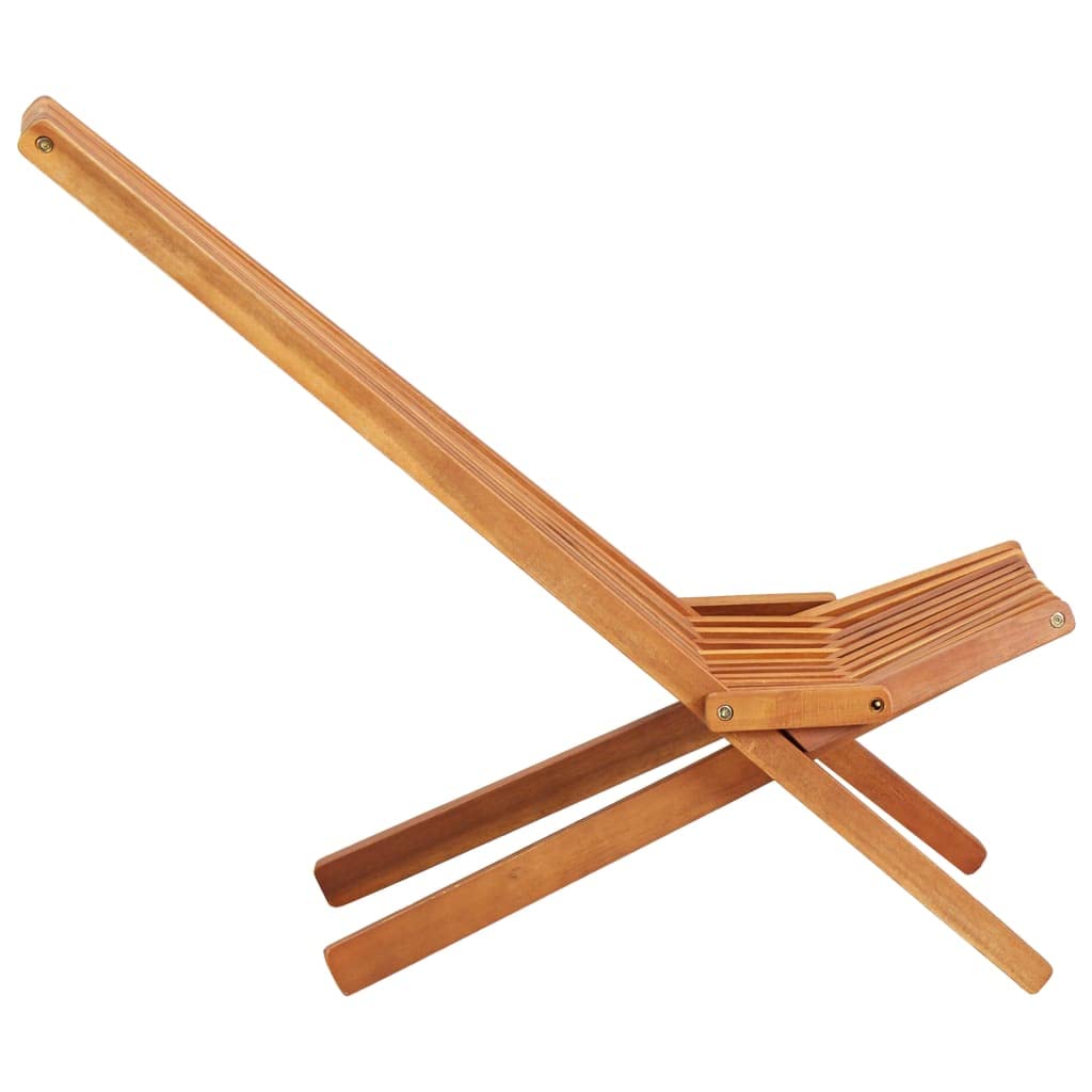 Foto 5 pulgar | Silla Plegable Para Patio Vidaxl, Madera Maciza De Acacia, Color Marrón - Venta Internacional.