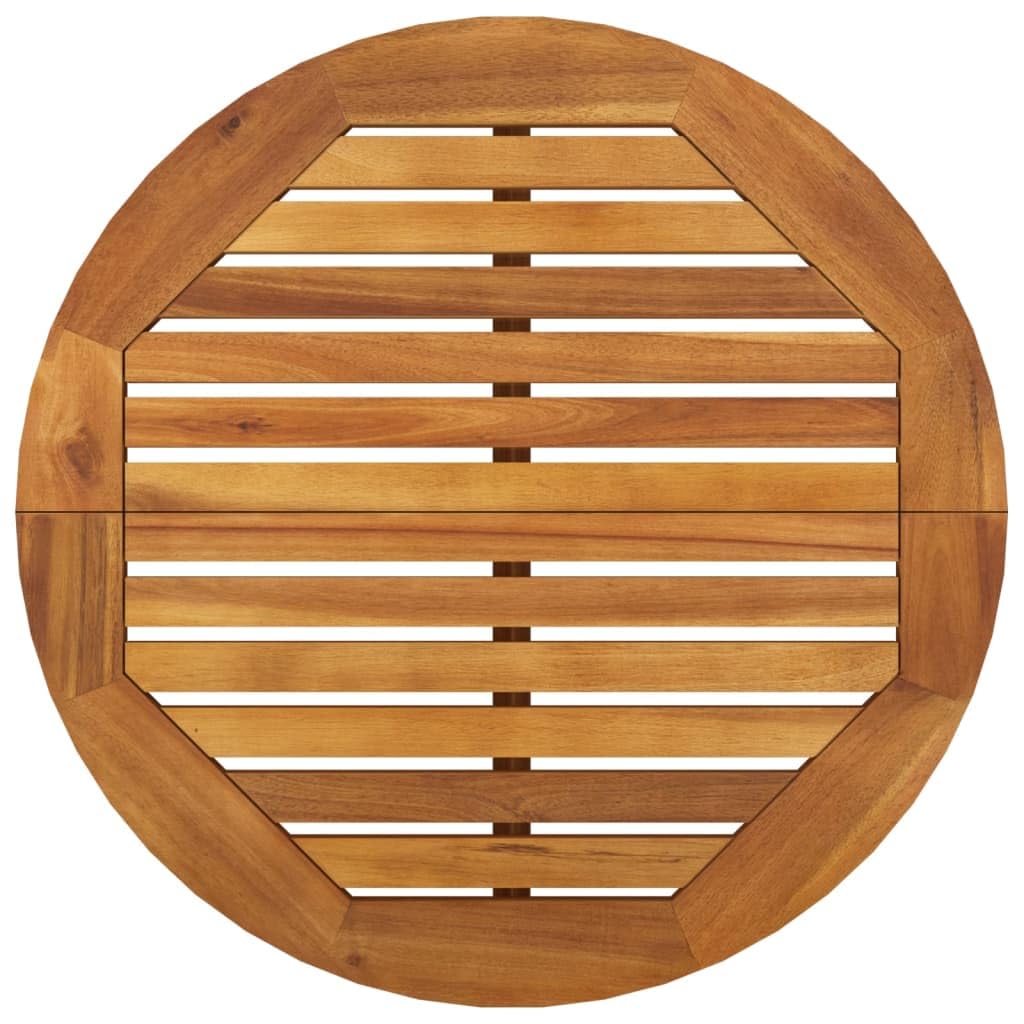 Foto 6 pulgar | Mesa De Bar Para Patio Vidaxl, Madera Maciza De Acacia, Redonda, 60 X 105 Cm, Color Marrón - Venta Internacional.