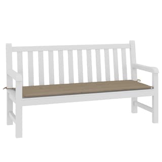 Foto 4 | Cojín Para Banco De Jardín Vidaxl, Color Topo, 150 X 50 X 3 Cm, Tela Oxford - Venta Internacional.