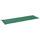 Cojín Para Banco De Jardín Vidaxl, Cómodo, 180 X 50 X 3 Cm, Color Verde - Venta Internacional.