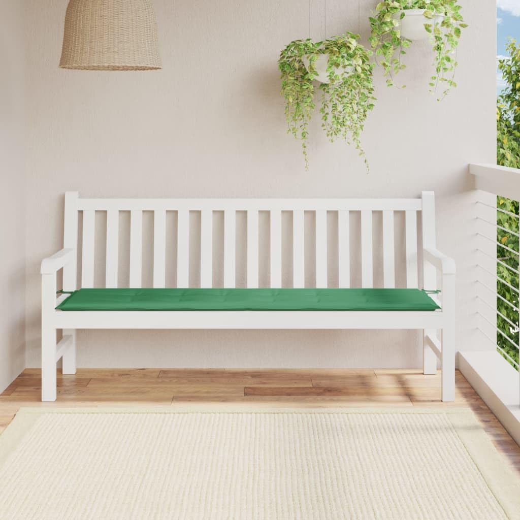 Foto 3 pulgar | Cojín Para Banco De Jardín Vidaxl, Cómodo, 180 X 50 X 3 Cm, Color Verde - Venta Internacional.