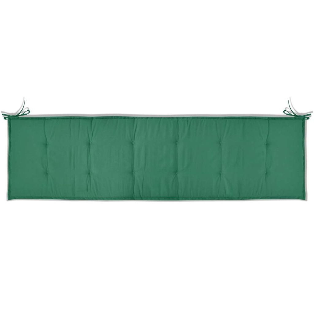 Foto 7 pulgar | Cojín Para Banco De Jardín Vidaxl, Cómodo, 180 X 50 X 3 Cm, Color Verde - Venta Internacional.